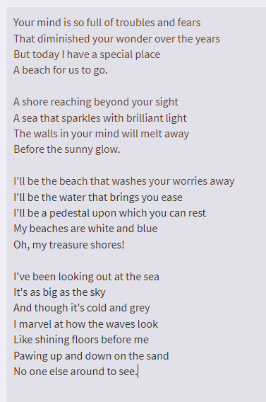 A poem written by NovelAI