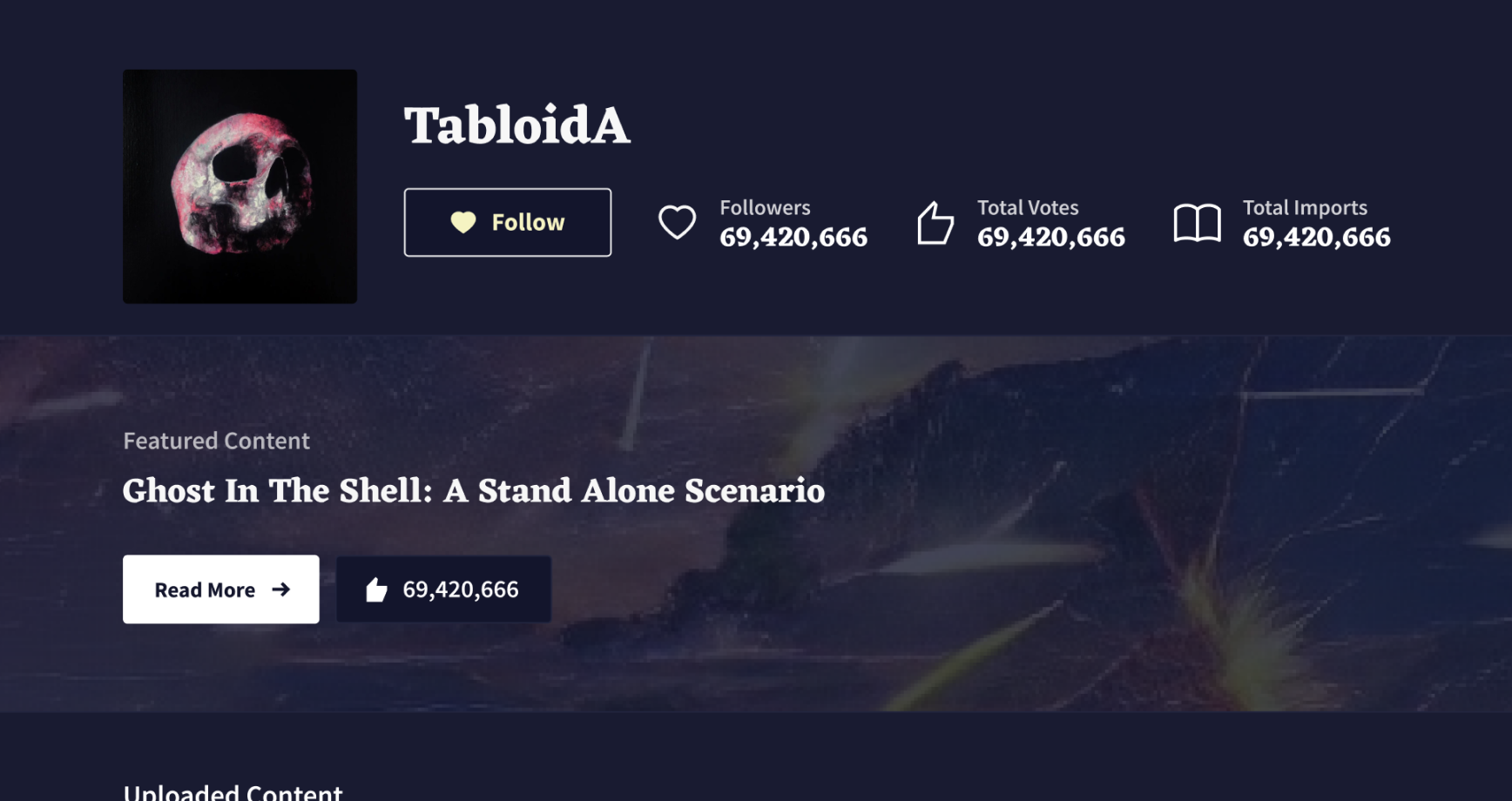 TabloidA pulled out more work-in-progress teasers as the stream went along, such as the possible header for author profiles. Nothing here is final!